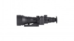 1.Night Optics Gladius 760 Gen 4G 6x Night Vision Riflescope, Mil-Dot Reticle B W Gated, Manual Gain, Filmless, Black NS-7604GBM